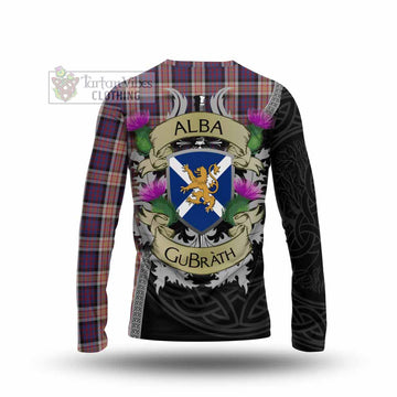 Carnegie Tartan Family Crest Long Sleeve T-Shirt Lion Rampant Royal Thistle Shield Celtic Inspired - Tartan Vibes Clothing