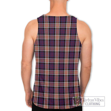 Carnegie Tartan Men's Tank Top with Family Crest DNA In Me Style - Tartan Vibes Clothing