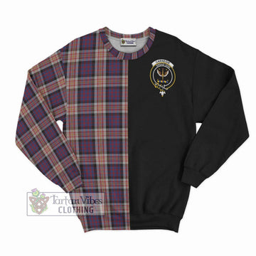 Carnegie Tartan Sweatshirt with Family Crest and Half Of Me Style - Tartan Vibes Clothing
