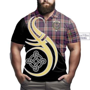 Carnegie Tartan Polo Shirt with Family Crest and Celtic Symbol Style - Tartan Vibes Clothing