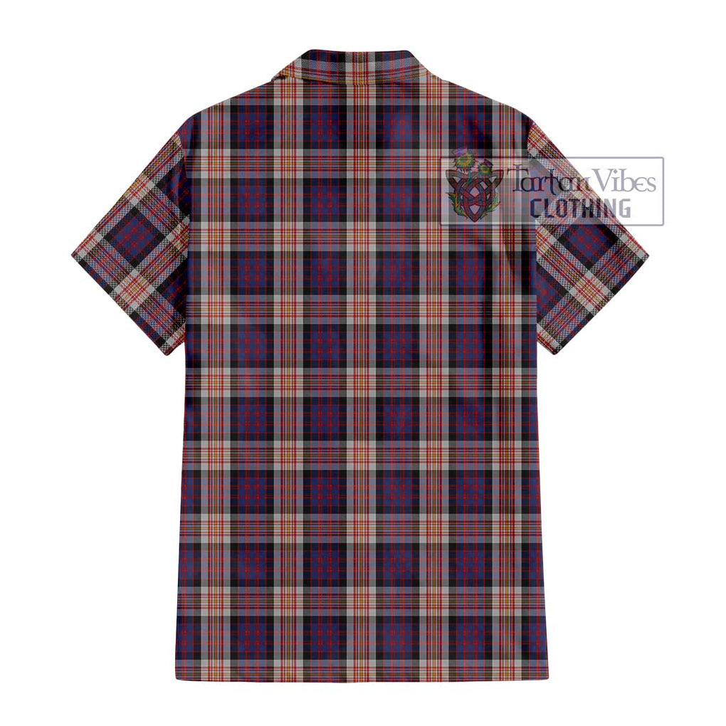 Carnegie Tartan Hawaiian Shirt with Family Crest DNA In Me Style - Tartan Vibes Clothing