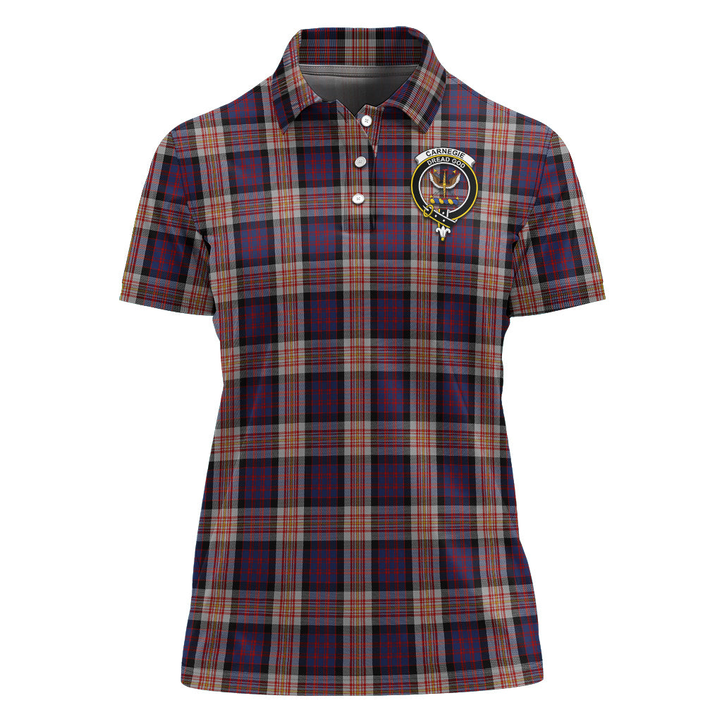 carnegie-tartan-polo-shirt-with-family-crest-for-women