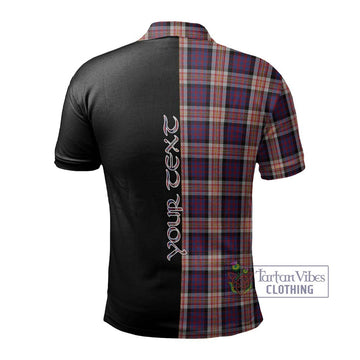 Carnegie Tartan Polo Shirt with Family Crest and Half Of Me Style - Tartan Vibes Clothing