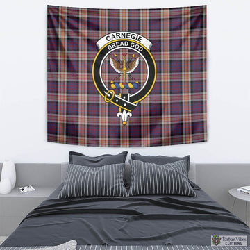Carnegie Tartan Tapestry Wall Hanging and Home Decor for Room with Family Crest - Tartan Vibes Clothing