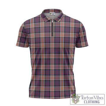Carnegie Tartan Zipper Polo Shirt - Tartan Vibes Clothing