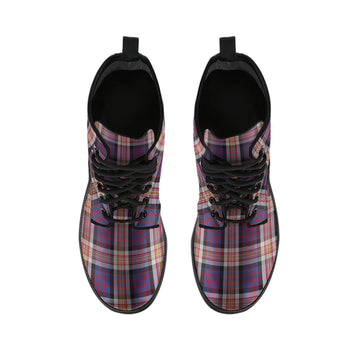 Carnegie Tartan Leather Boots