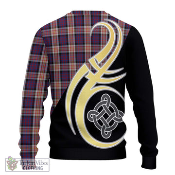 Carnegie Tartan Ugly Sweater with Family Crest and Celtic Symbol Style - Tartan Vibes Clothing