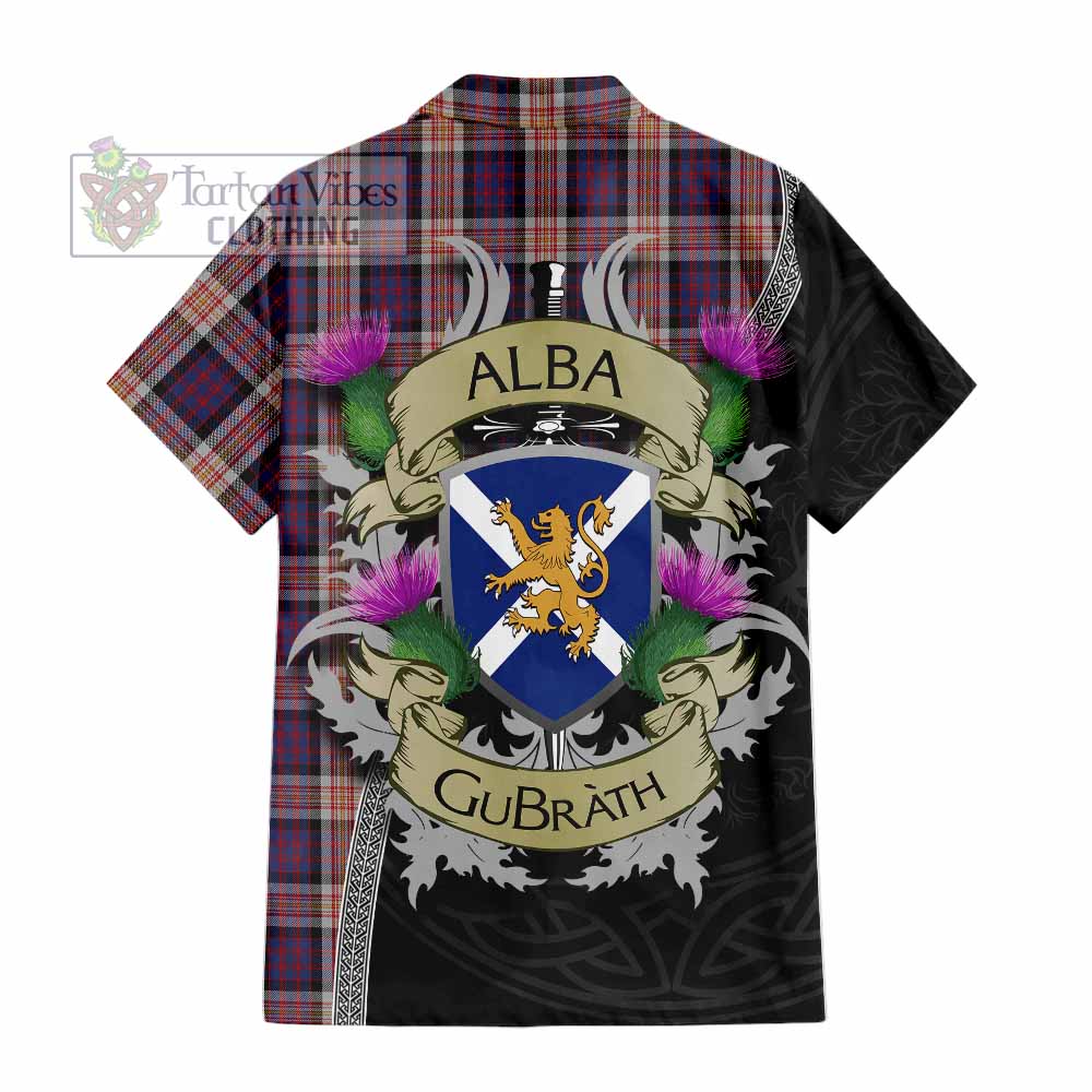 Carnegie Tartan Family Crest Hawaiian Shirt Lion Rampant Royal Thistle Shield Celtic Inspired - Tartan Vibes Clothing