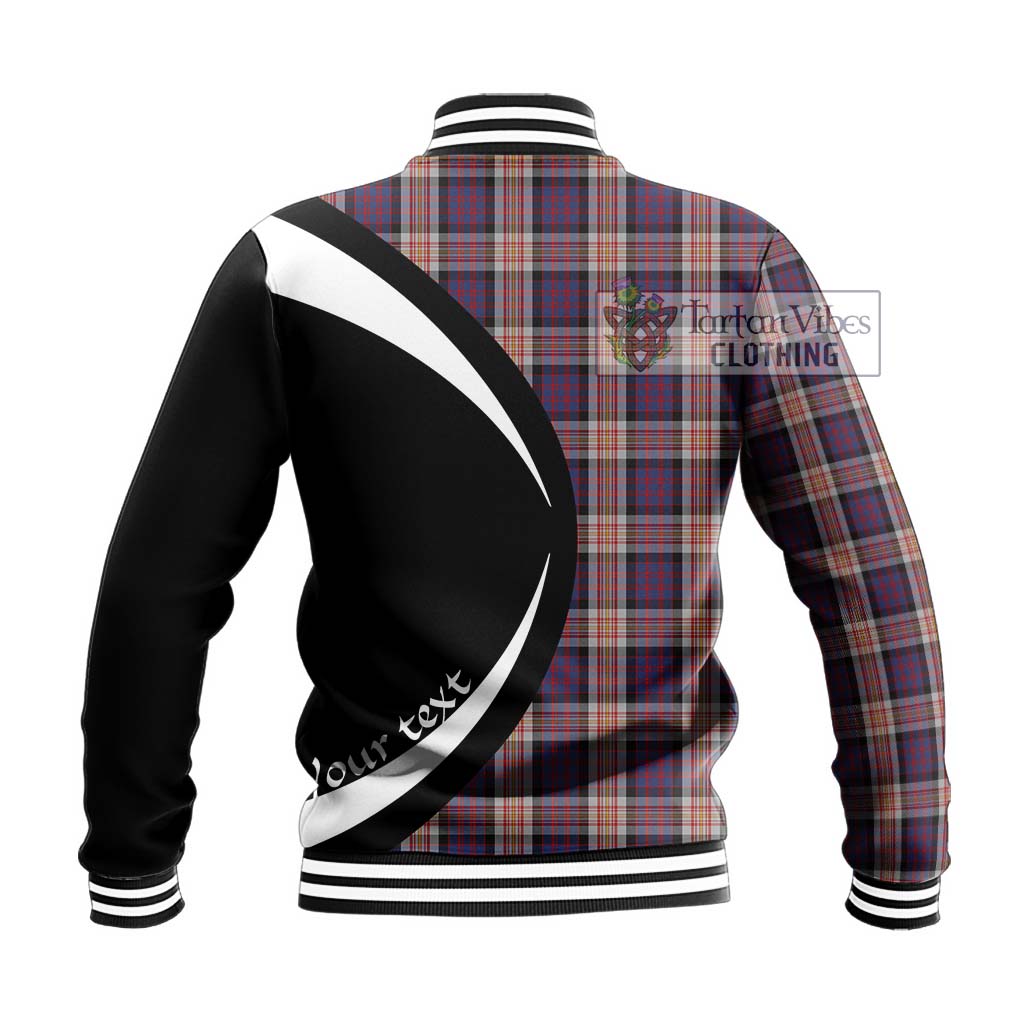 Carnegie Tartan Baseball Jacket with Family Crest Circle Style - Tartan Vibes Clothing