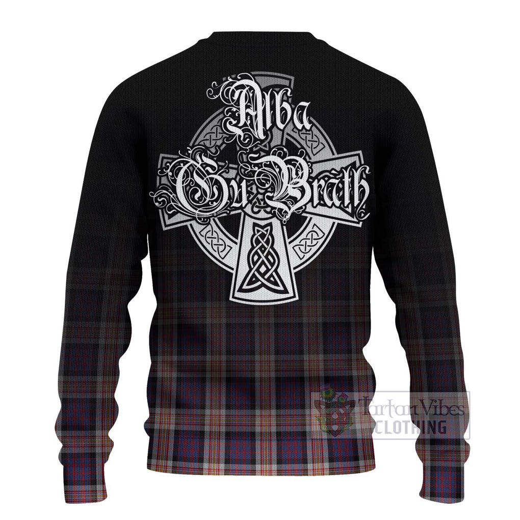 Carnegie Tartan Ugly Sweater Featuring Alba Gu Brath Family Crest Celtic Inspired - Tartan Vibes Clothing