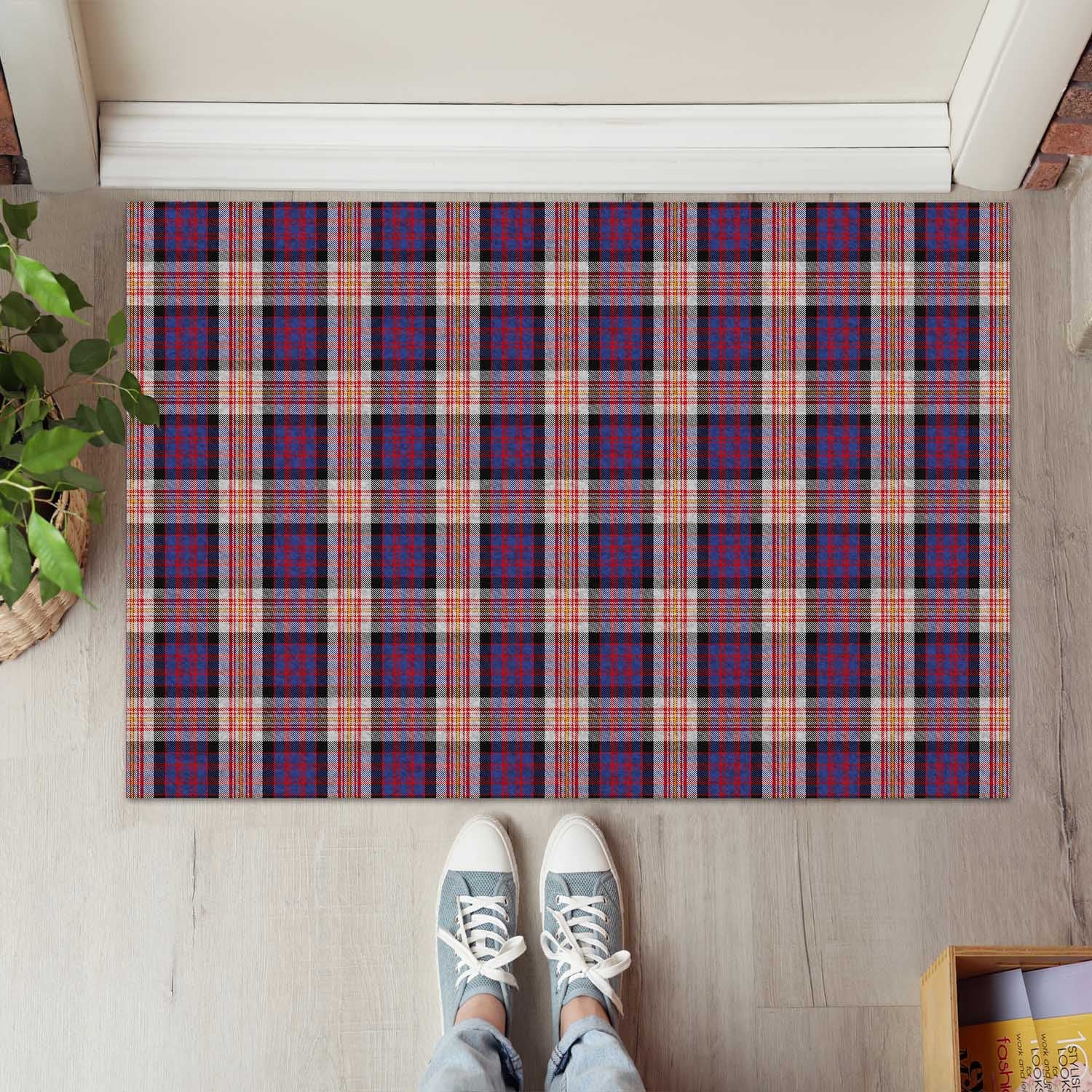 Carnegie Tartan Rubber Doormat - Tartan Vibes Clothing