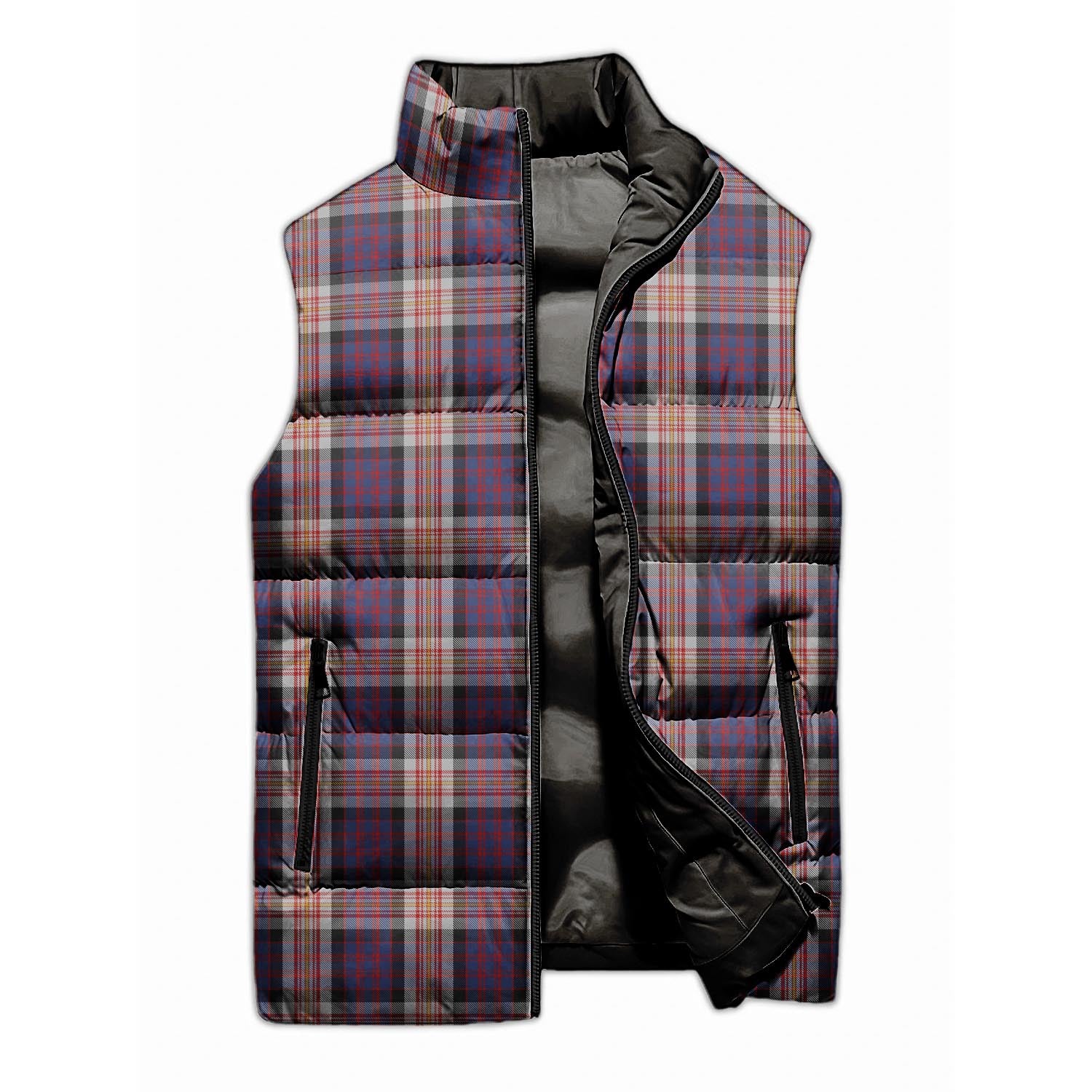 Carnegie Tartan Sleeveless Puffer Jacket Unisex M - Tartan Vibes Clothing