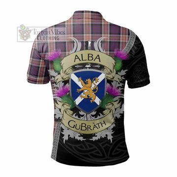 Carnegie Tartan Family Crest Polo Shirt Lion Rampant Royal Thistle Shield Celtic Inspired