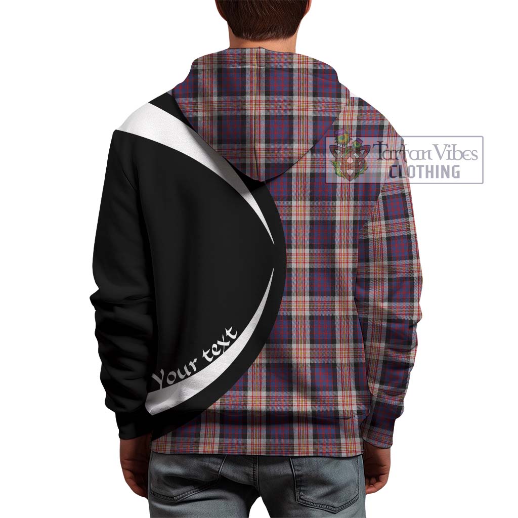 Carnegie Tartan Hoodie with Family Crest Circle Style - Tartan Vibes Clothing