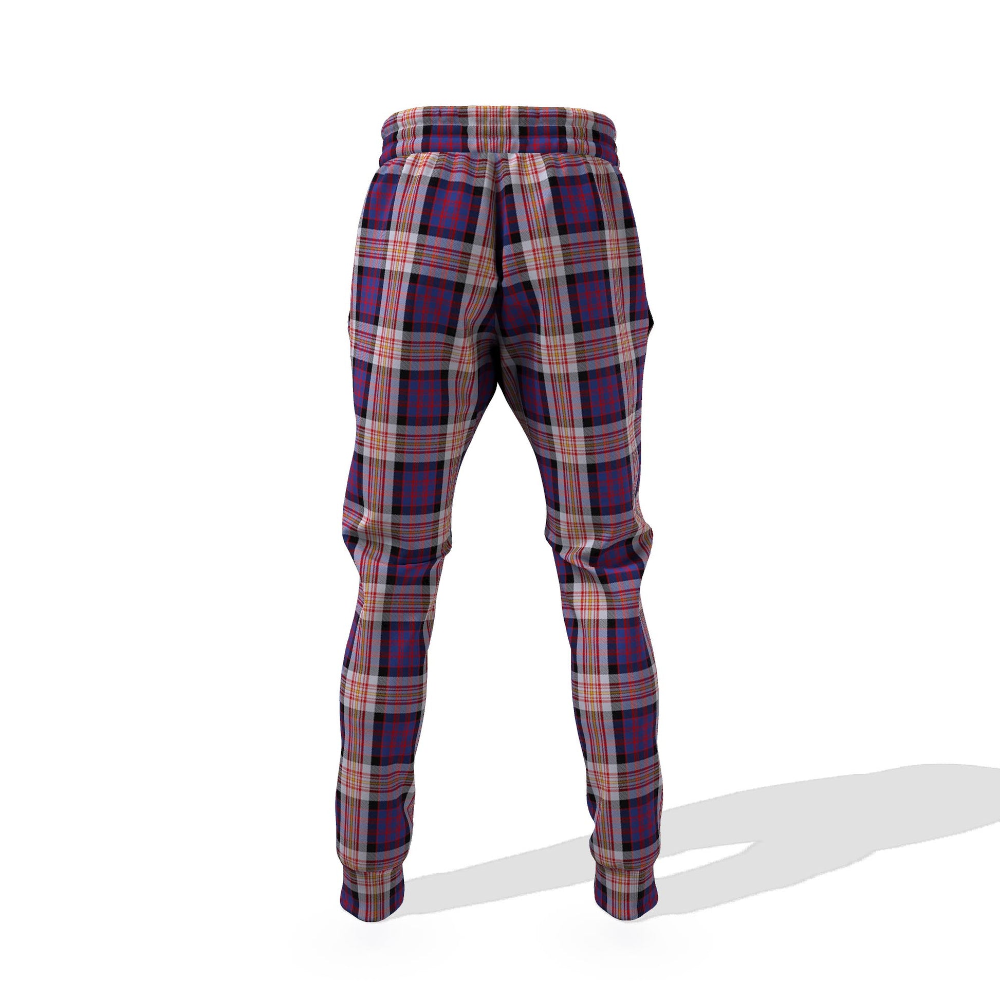 Carnegie Tartan Joggers Pants with Family Crest 6XL - Tartan Vibes Clothing