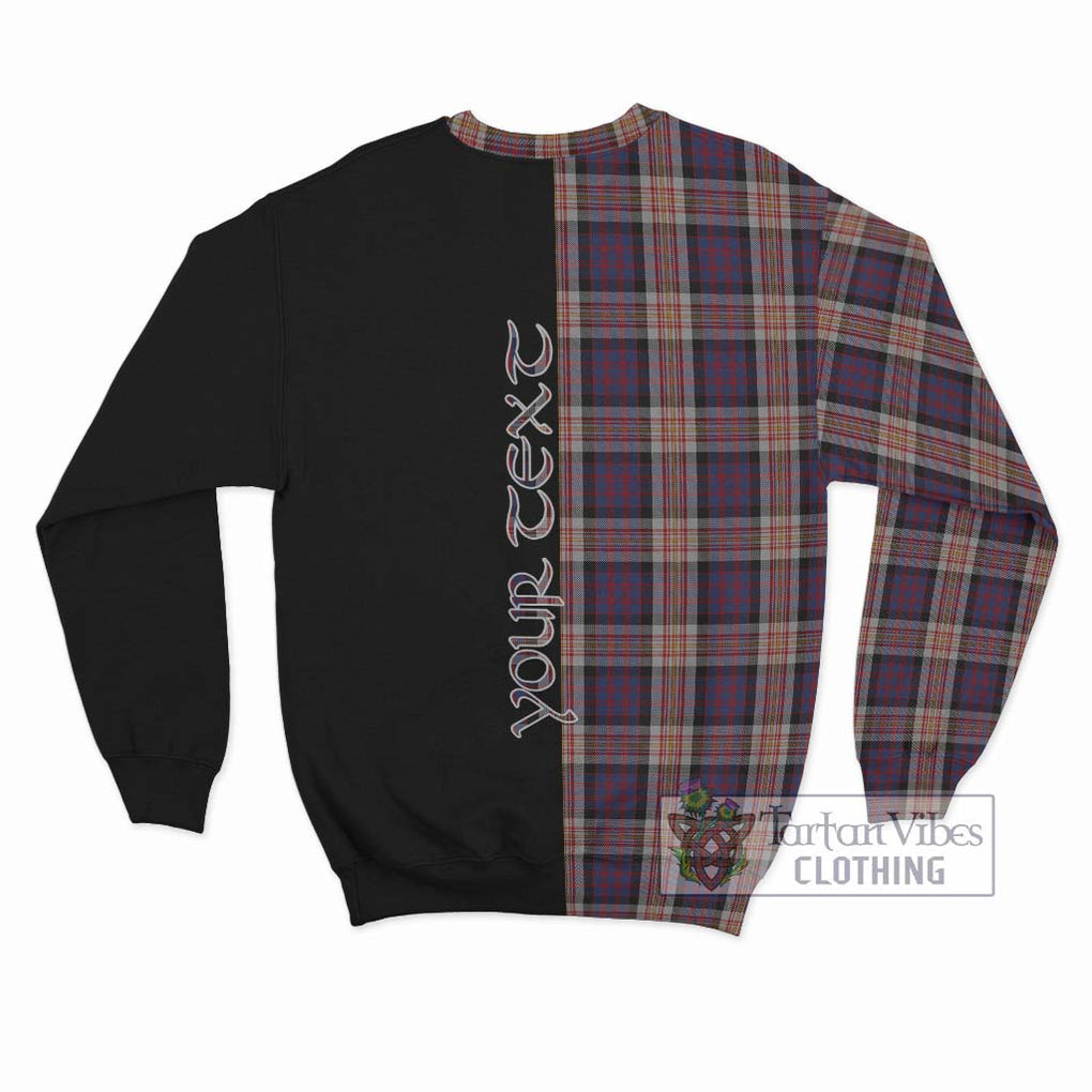 Carnegie Tartan Sweatshirt with Family Crest and Half Of Me Style - Tartan Vibes Clothing