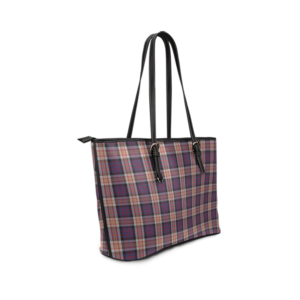 Carnegie Tartan Leather Tote Bag - Tartan Vibes Clothing