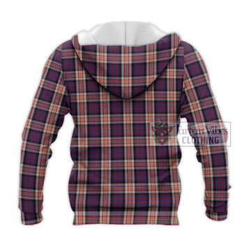 Carnegie Tartan Knitted Hoodie with Family Crest DNA In Me Style - Tartan Vibes Clothing