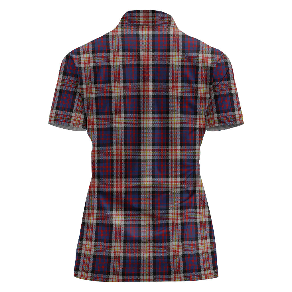 carnegie-tartan-polo-shirt-with-family-crest-for-women