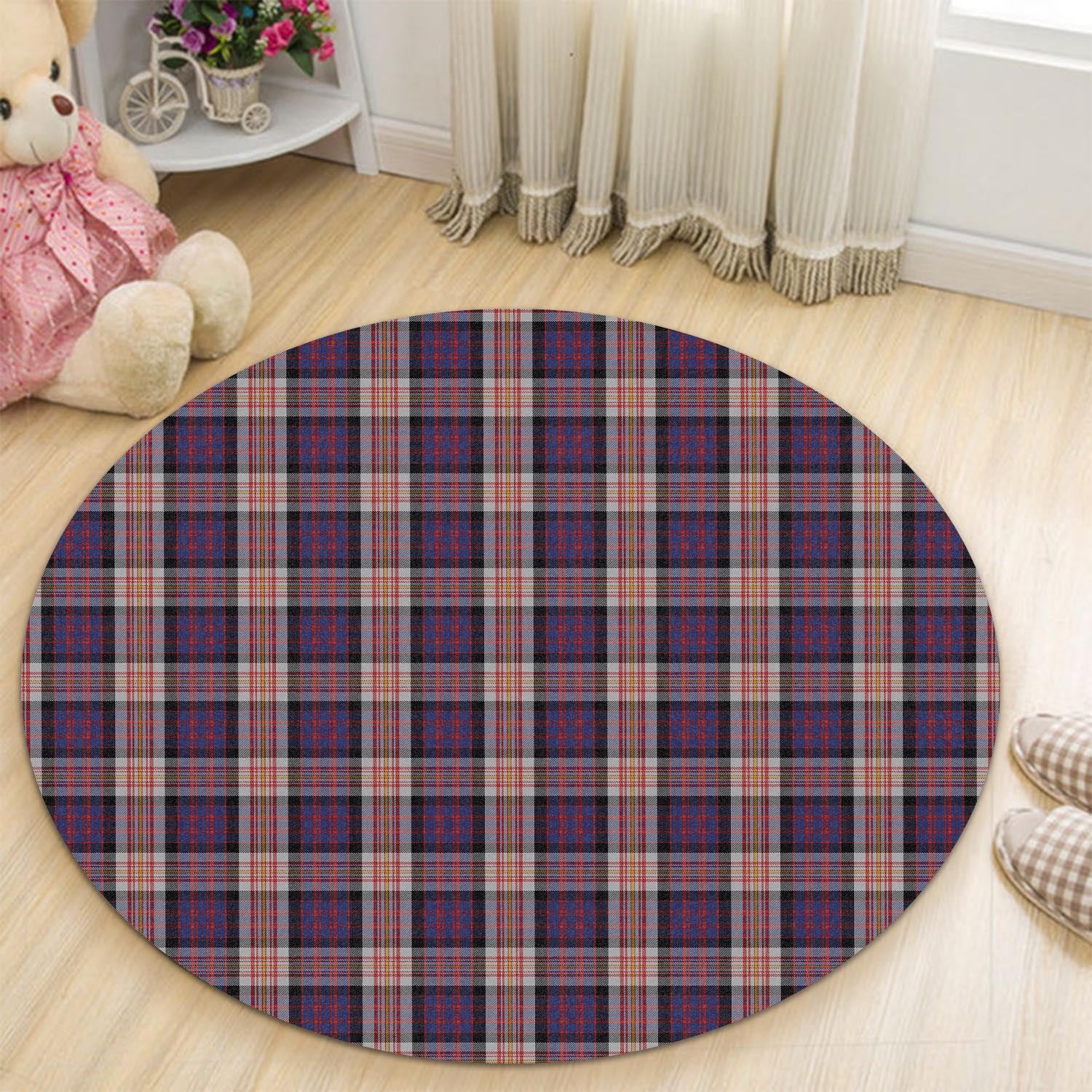 Carnegie Tartan Round Rug - Tartan Vibes Clothing