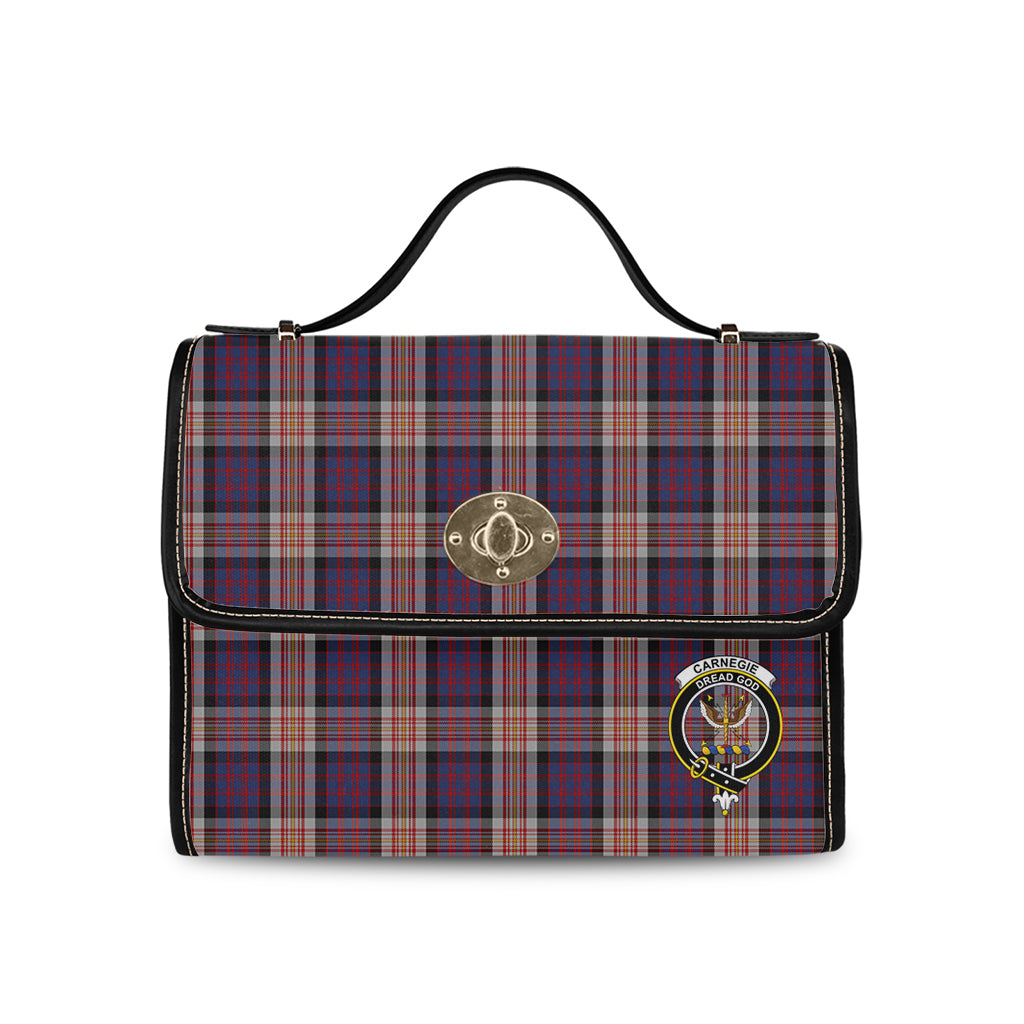 carnegie-tartan-leather-strap-waterproof-canvas-bag-with-family-crest