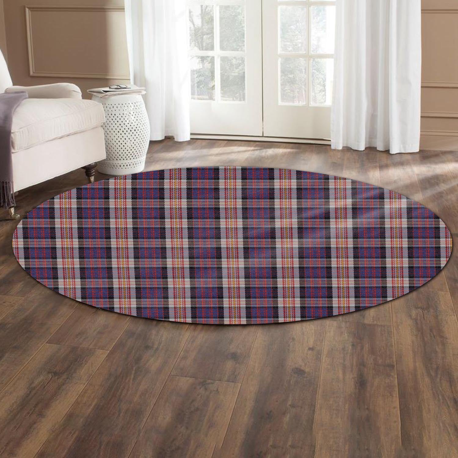 Carnegie Tartan Round Rug - Tartan Vibes Clothing