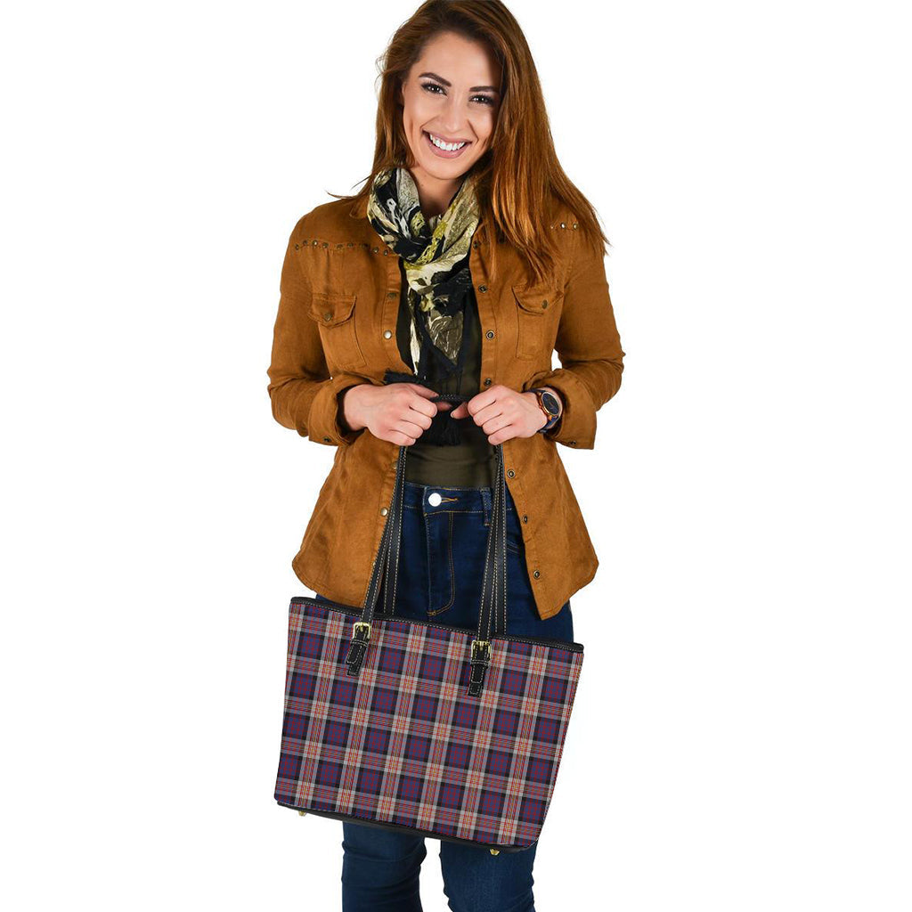 Carnegie Tartan Leather Tote Bag - Tartan Vibes Clothing