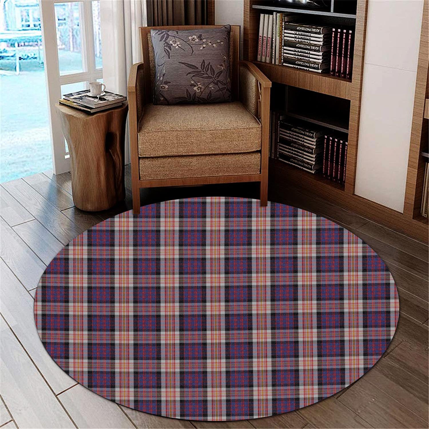 Carnegie Tartan Round Rug - Tartan Vibes Clothing