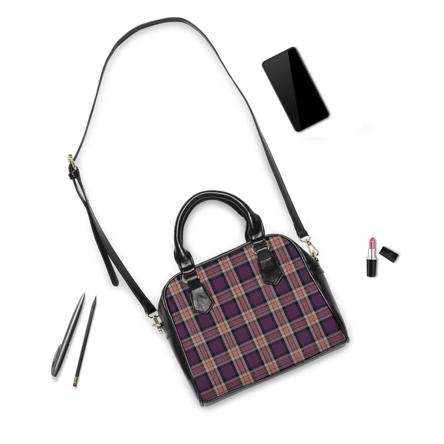 Carnegie Tartan Shoulder Handbags - Tartan Vibes Clothing