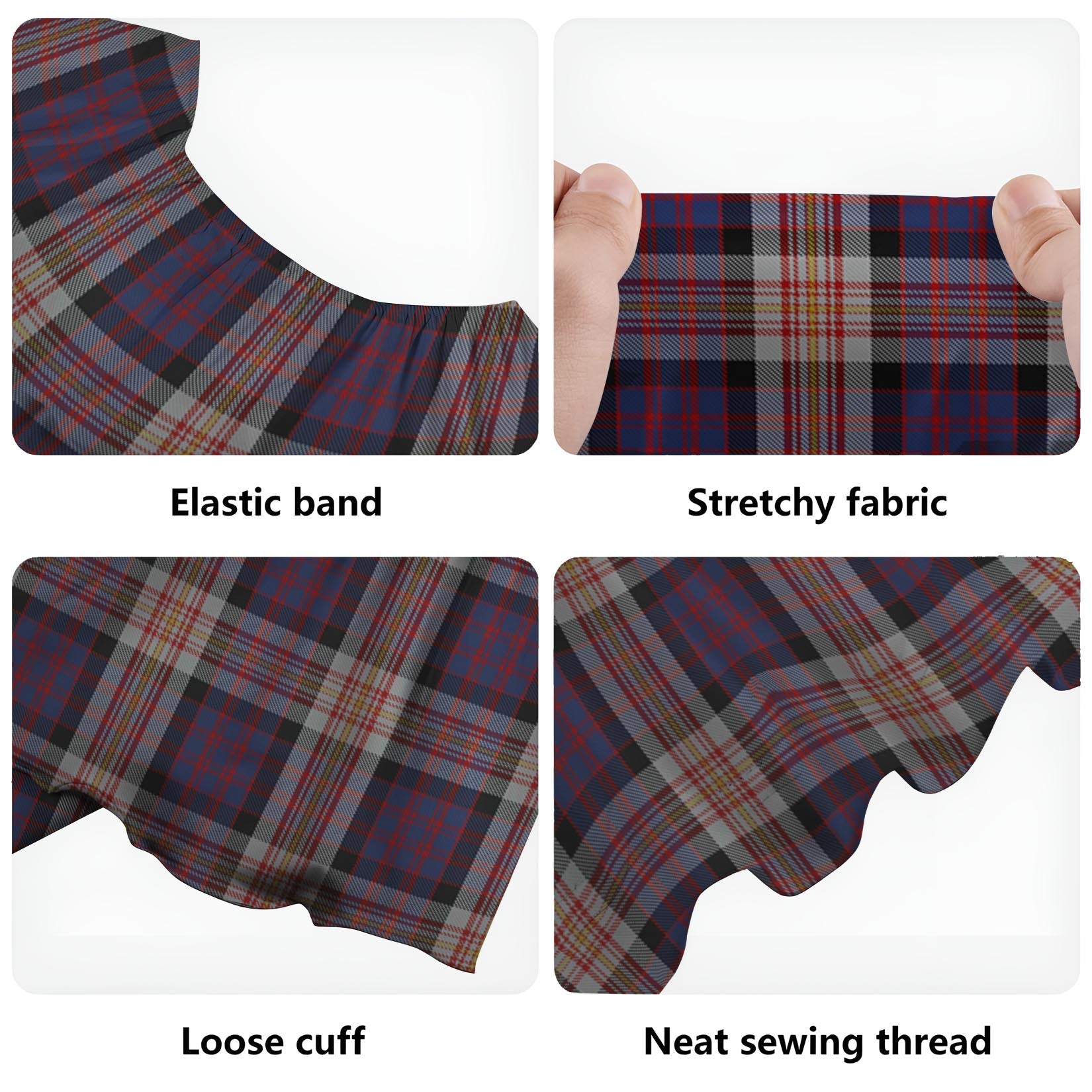 Carnegie Tartan Off Shoulder Long Dress - Tartan Vibes Clothing