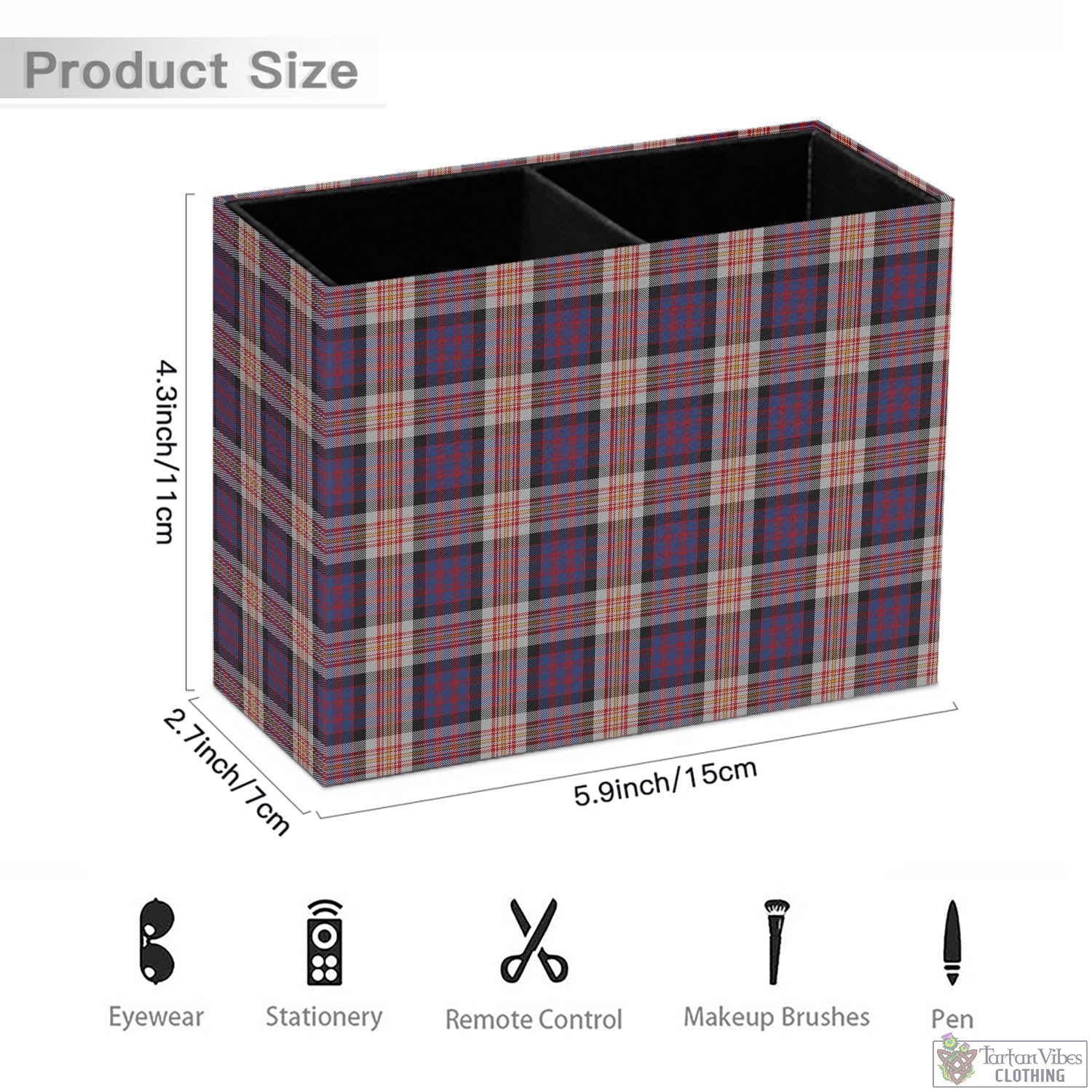 Carnegie Tartan Pen Holder - Tartan Vibes Clothing
