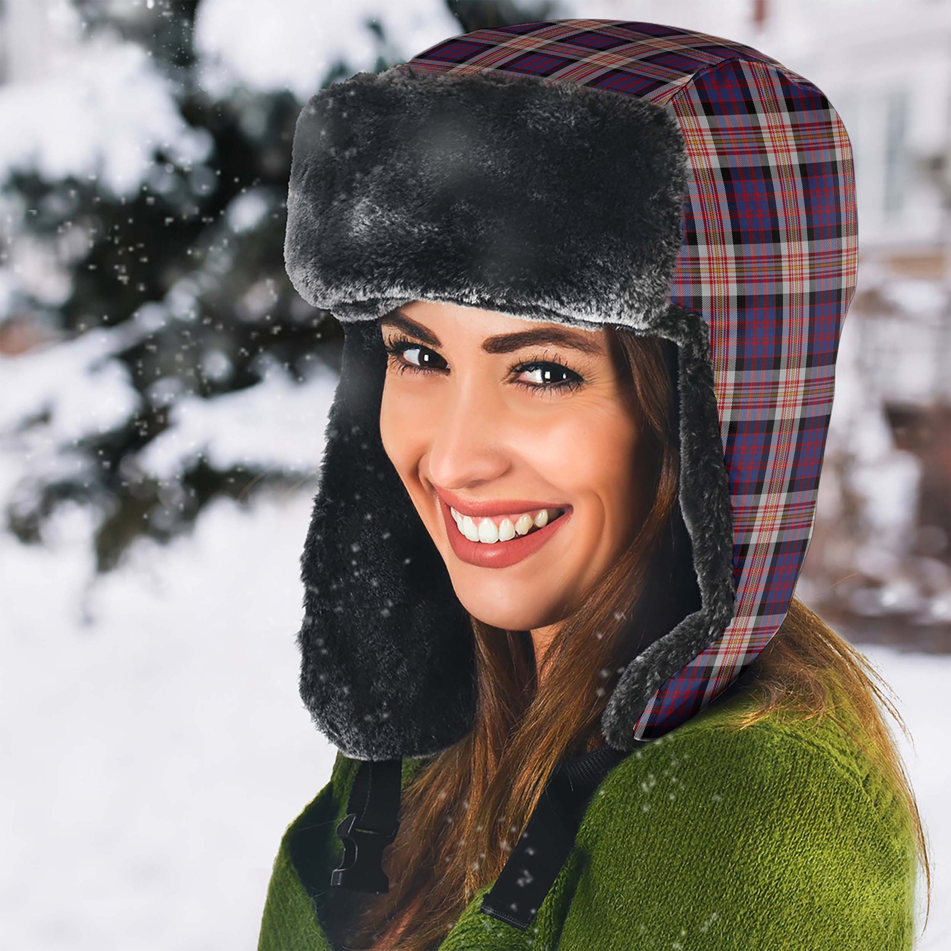 Carnegie Tartan Winter Trapper Hat - Tartan Vibes Clothing