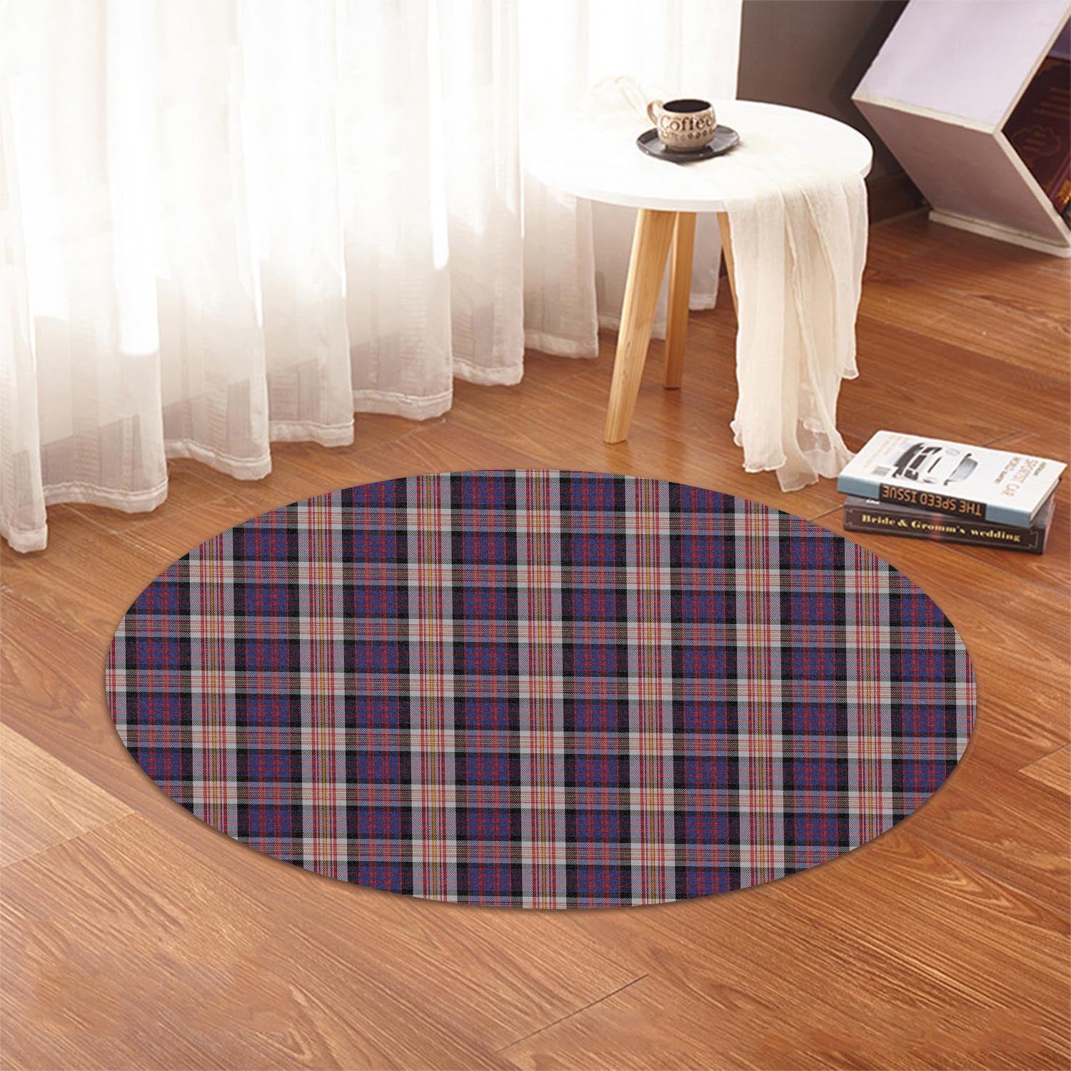 Carnegie Tartan Round Rug - Tartan Vibes Clothing