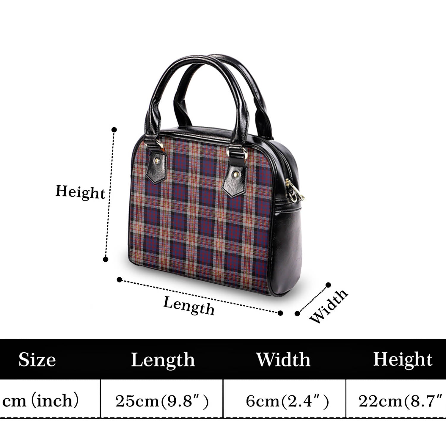 Carnegie Tartan Shoulder Handbags - Tartan Vibes Clothing