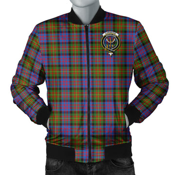 Carnegie Ancient Tartan Bomber Jacket with Family Crest