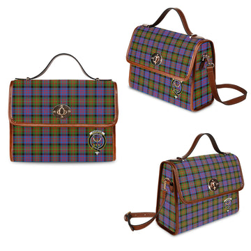 Carnegie Ancient Tartan Waterproof Canvas Bag with Family Crest