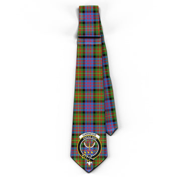 Carnegie Ancient Tartan Classic Necktie with Family Crest