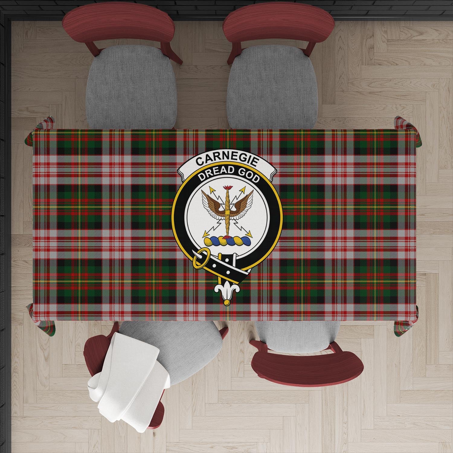 carnegie-dress-tatan-tablecloth-with-family-crest