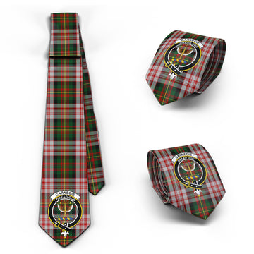 Carnegie Dress Tartan Classic Necktie with Family Crest
