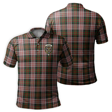 Carnegie Dress Tartan Men's Polo Shirt with Family Crest
