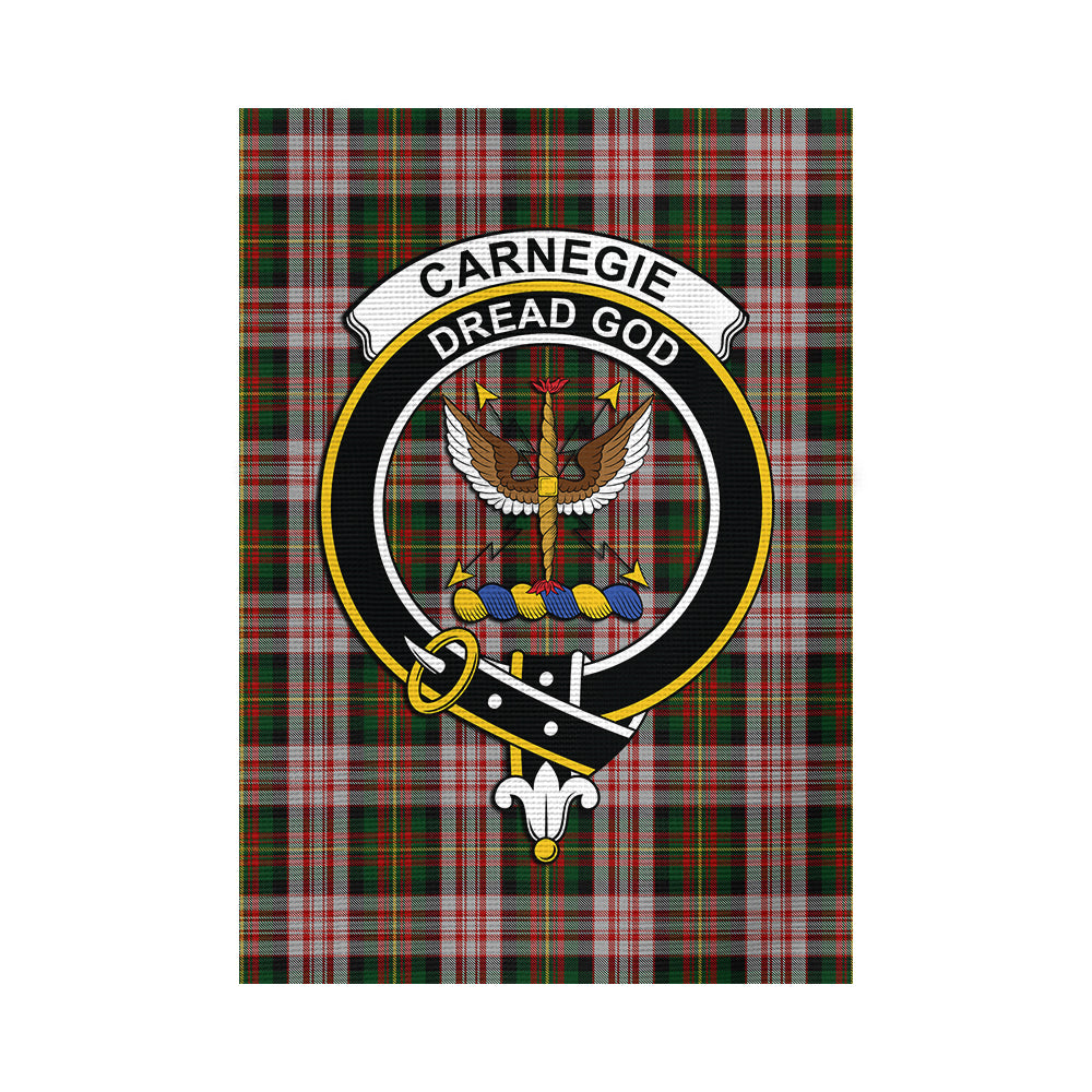 carnegie-dress-tartan-flag-with-family-crest
