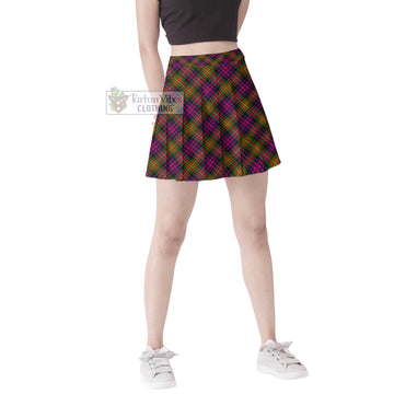 Carnegie Modern Tartan Women's Plated Mini Skirt