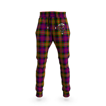 Carnegie Modern Tartan Joggers Pants with Family Crest