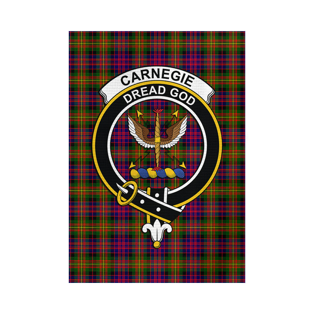 carnegie-modern-tartan-flag-with-family-crest