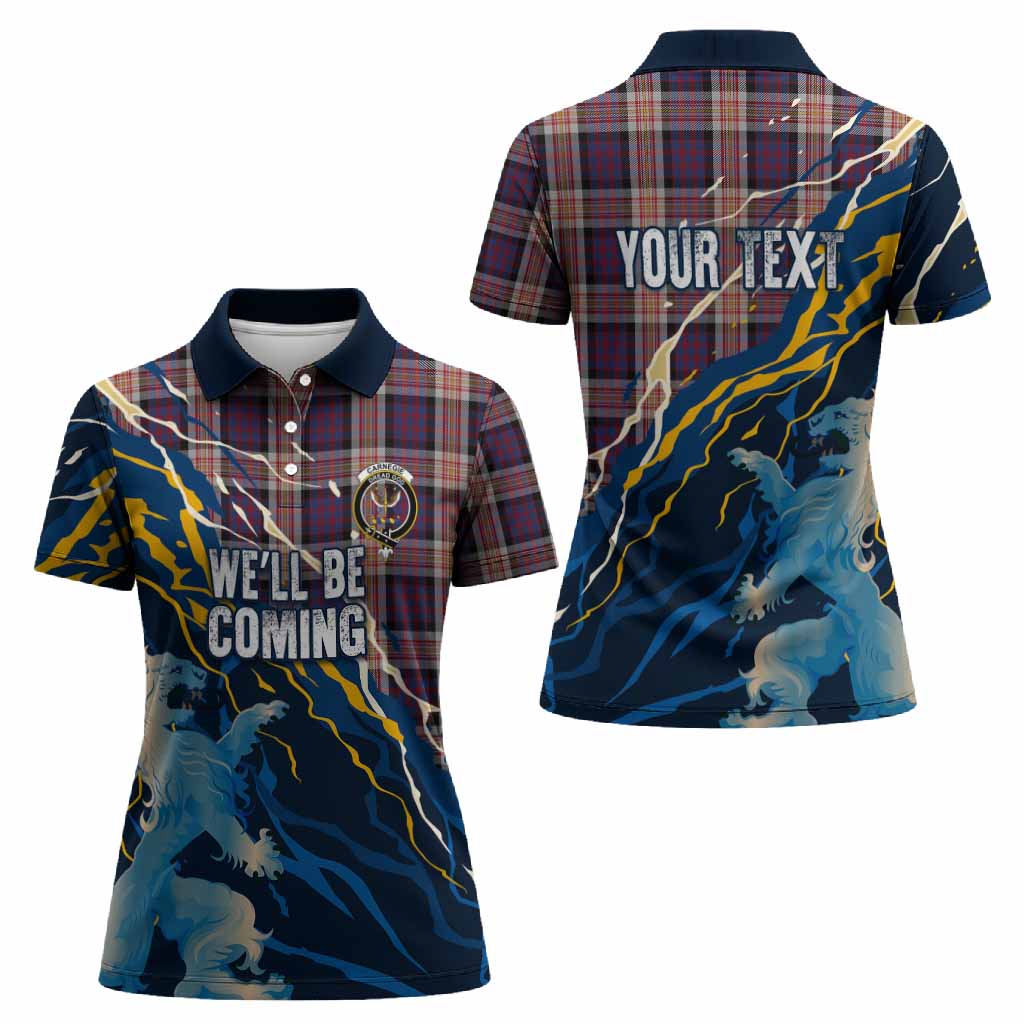 Carnegie Scotland Tartan Women Polo Shirt WC2026 Football - We'll Be Coming