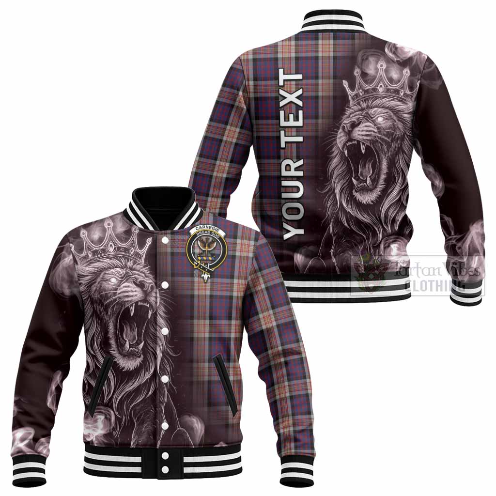 Carnegie Tartan Baseball Jacket Roaring Lion Heritage