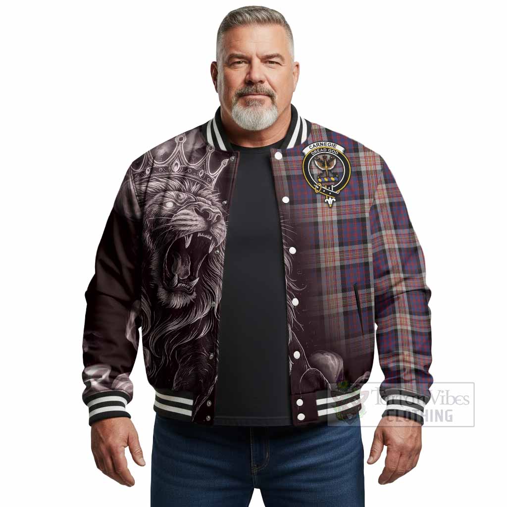 Carnegie Tartan Baseball Jacket Roaring Lion Heritage