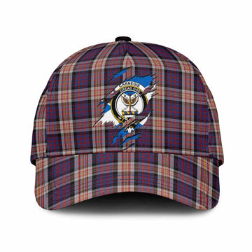 Carnegie Tartan Classic Cap with Family Crest In Me Style