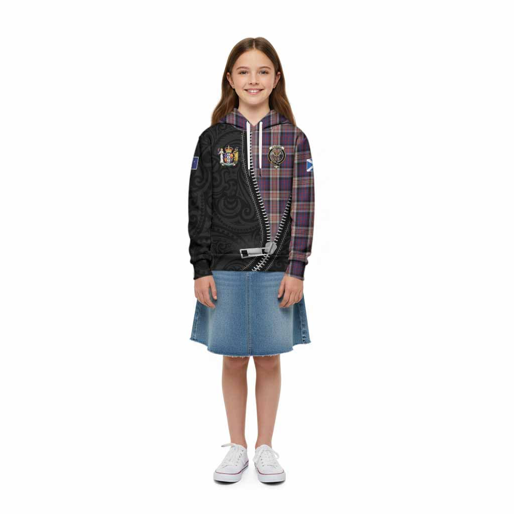 Carnegie Tartan Kid Hoodie New Zealand Pattern Unique Zipper Stylized