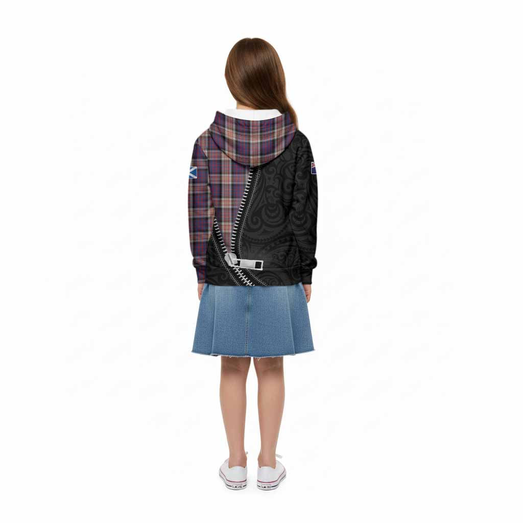 Carnegie Tartan Kid Hoodie New Zealand Pattern Unique Zipper Stylized